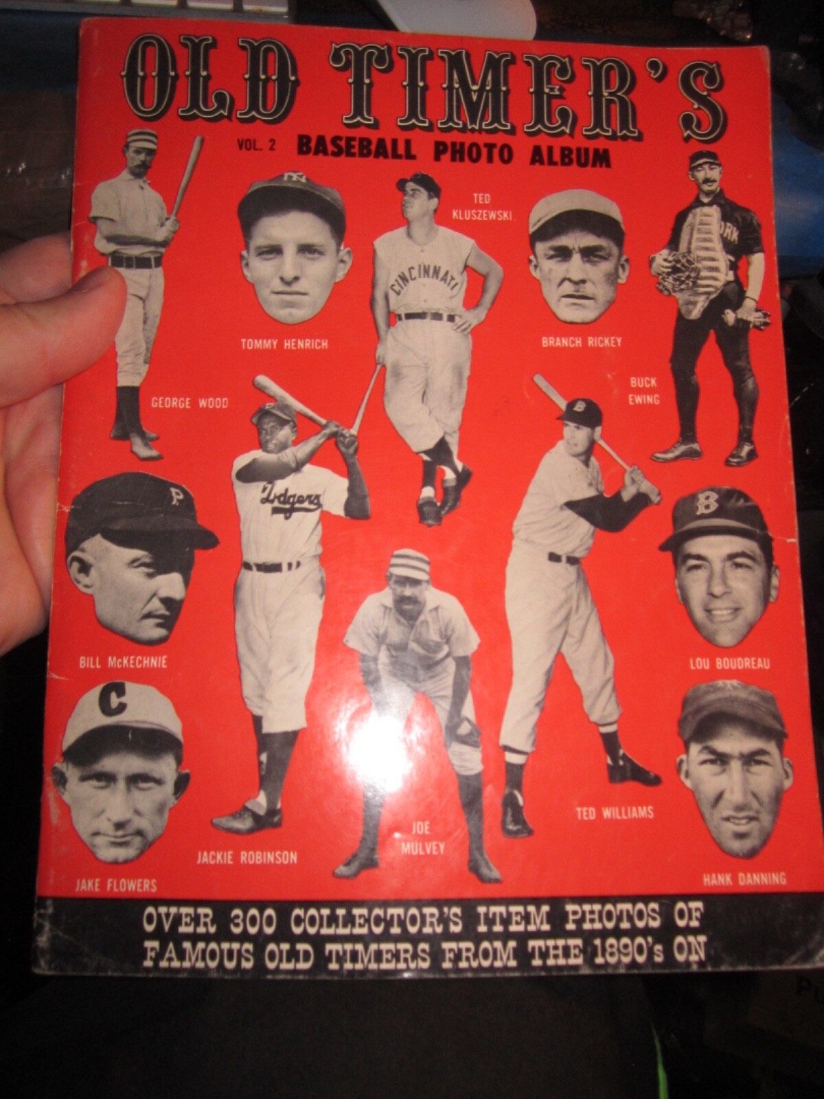 1963 OLD TIMER'S BASEBALL PHOTO ALBUM VOLUME 2 BOOKLET  - BBA-50
