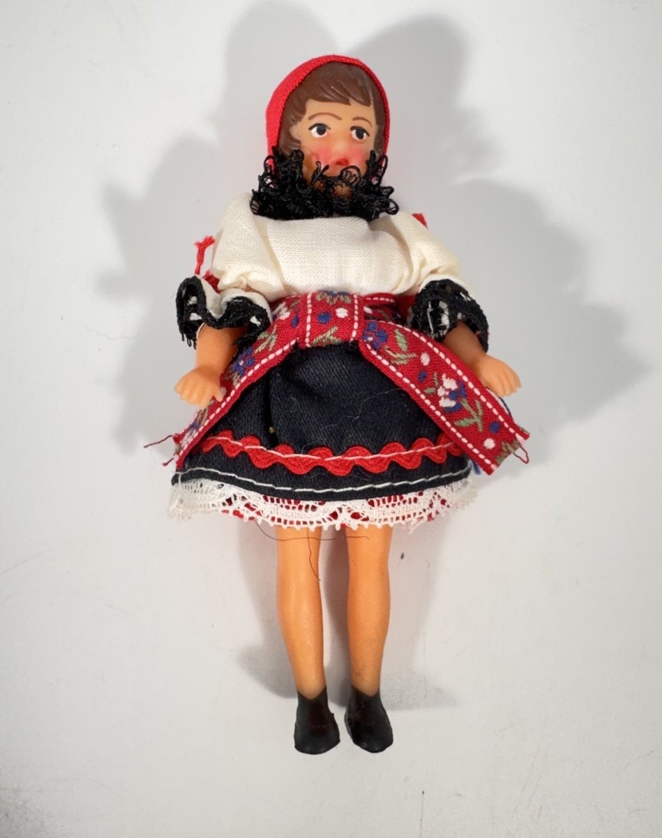 VTG Hard Plastic Polish Krakowianka Doll 5