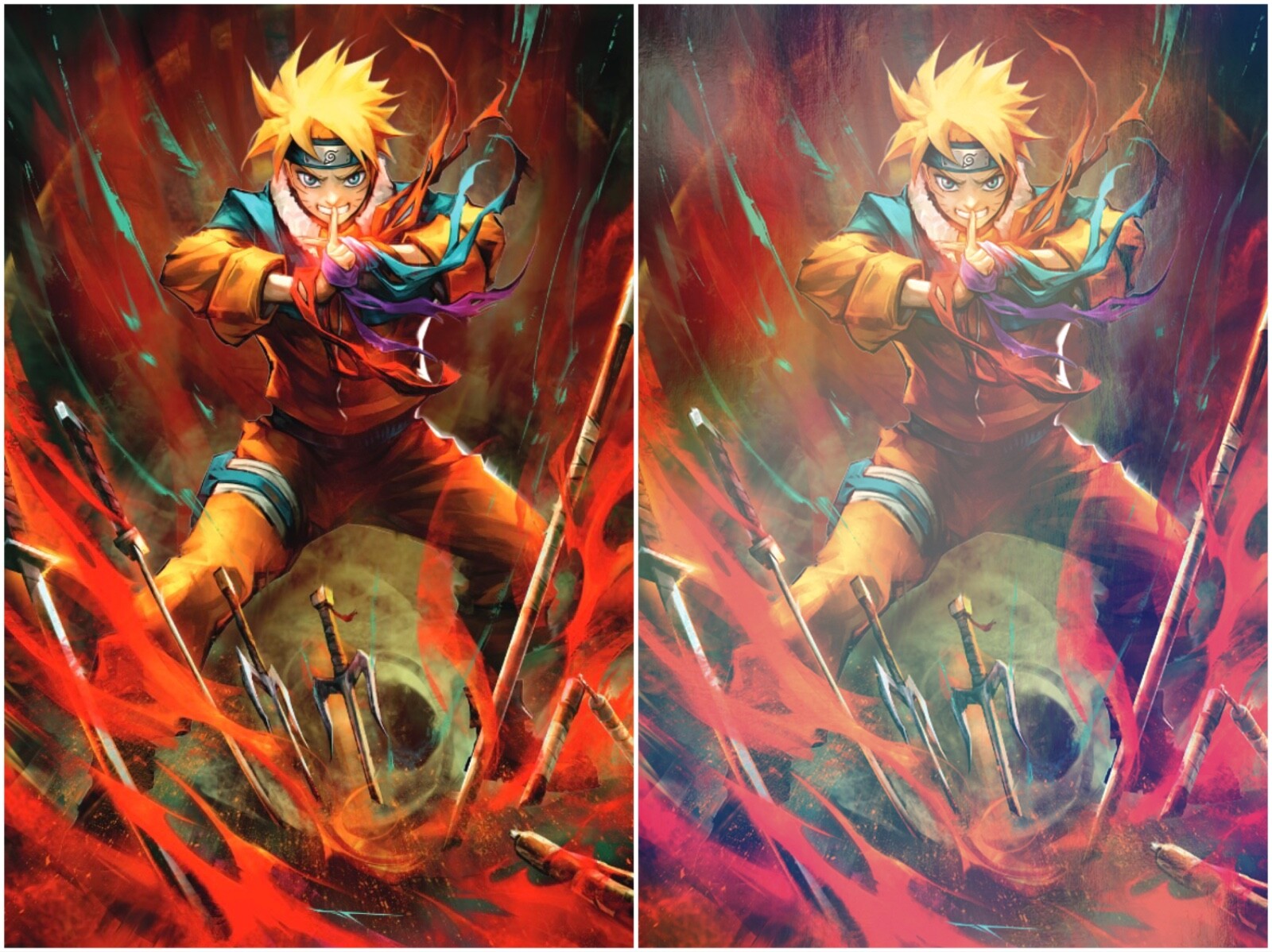 TMNT X NARUTO 1 FOIL VIRGIN VARIANT SET LTD 400 NUMBERED COA NM HOT NEW TURTLES
