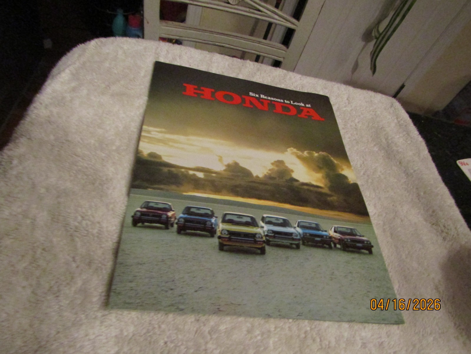 Vintage 1978 Honda All Models 6 Reasons OEM New Car Dealer Brochure NOS