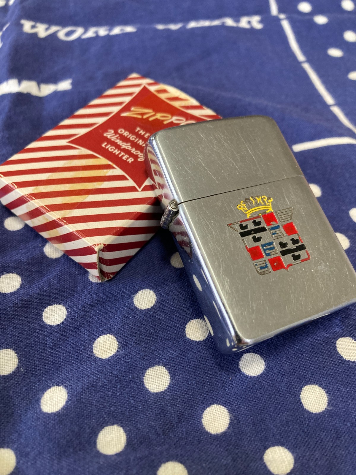 VTG ZIPPO CADILLAC Late 1940s-Early 1950s Zippo Lighter USA Working RARE VTG ZIPPO CADILLAC Late 1940s-Early 1950s Zippo Lighter USA Working RARE