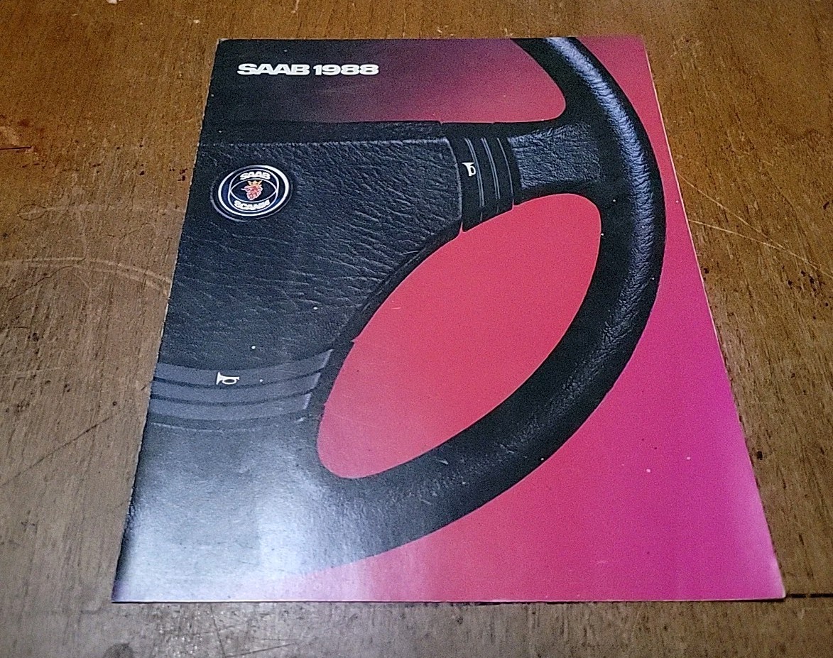 Original 1988 Saab Full Line Sales Brochure Dealership 900,9000