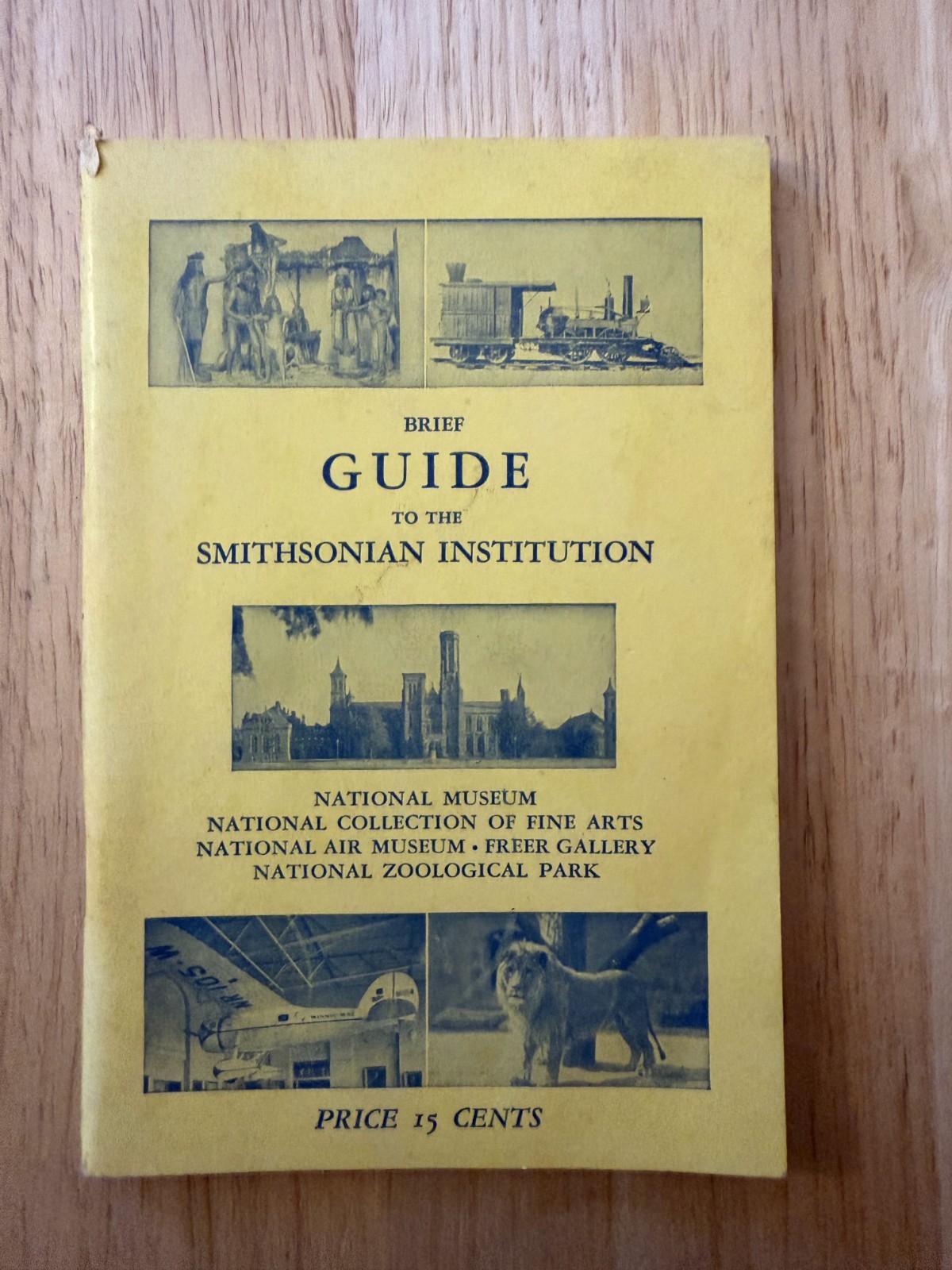 1955 Brief Guide to the Smithsonian Institution (8th Edition) Washington D.C.