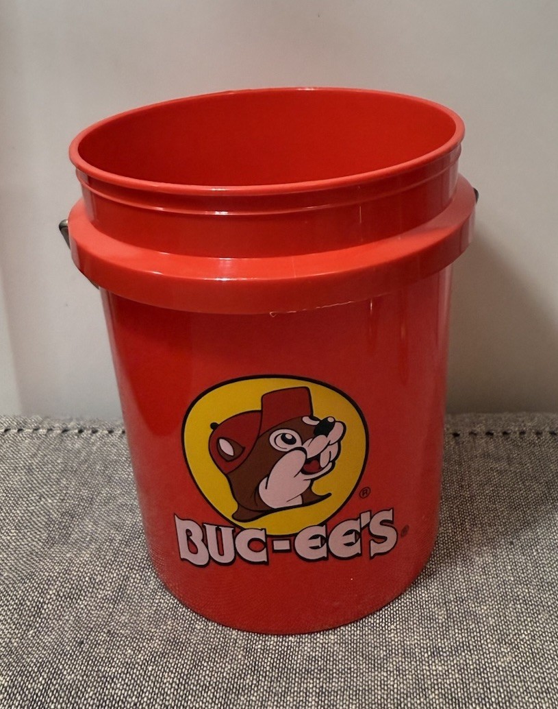 Buc-ee’s Bucket Official Bucees Logo Collectible Souvenir Pail Quick Ship