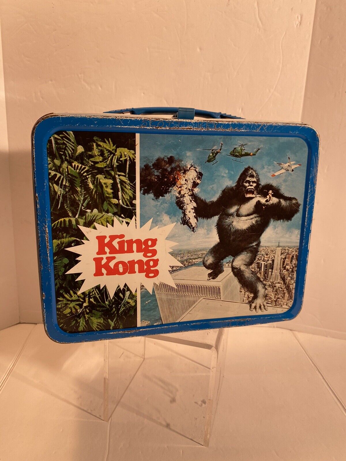 Vintage 1977 KING KONG LUNCHBOX Metal King-Seeley NO Thermos Lunch Box