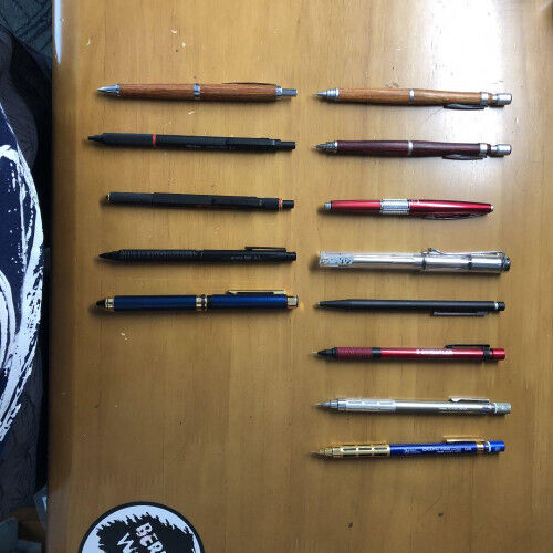 [Discount negotiable] 13 luxury mechanical pens for sale (with Staedtler roll pe