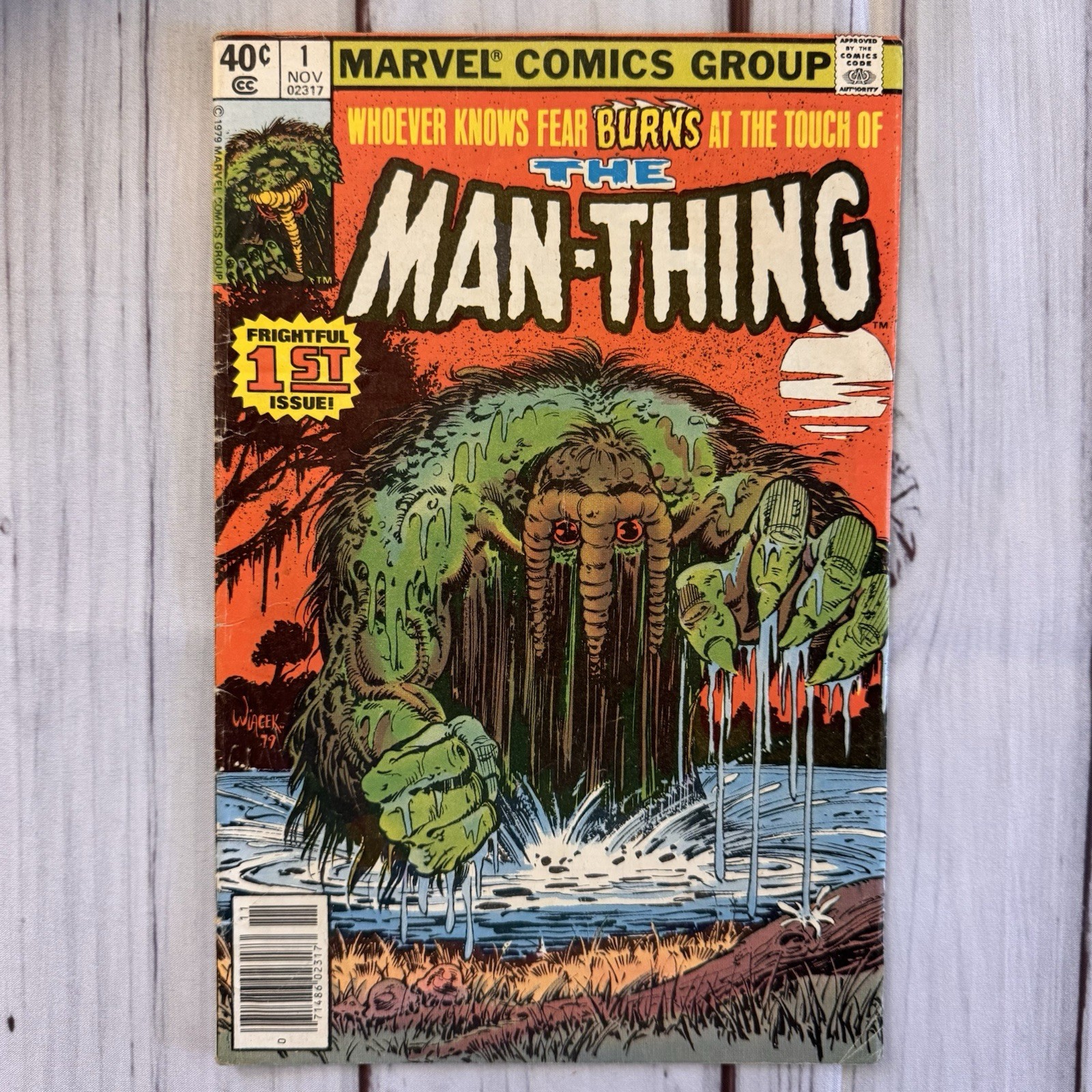 The Man-Thing #1 Marvel Comics, Frightful 1st Issue The Man-Thing #1 Marvel Comics, Frightful 1st Issue
