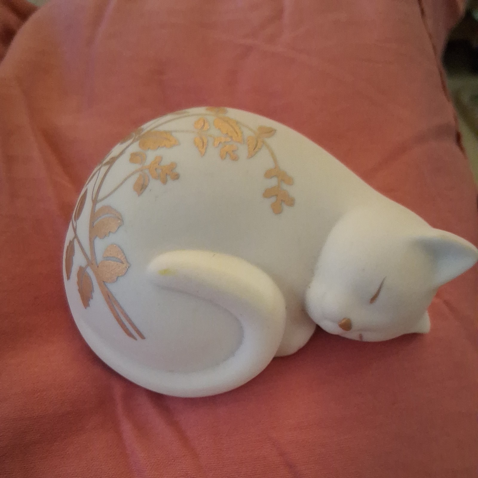Lenox “Serenity Cat” Sleeping Kitten Everyday Wishes Series Adorable Mint Cond.