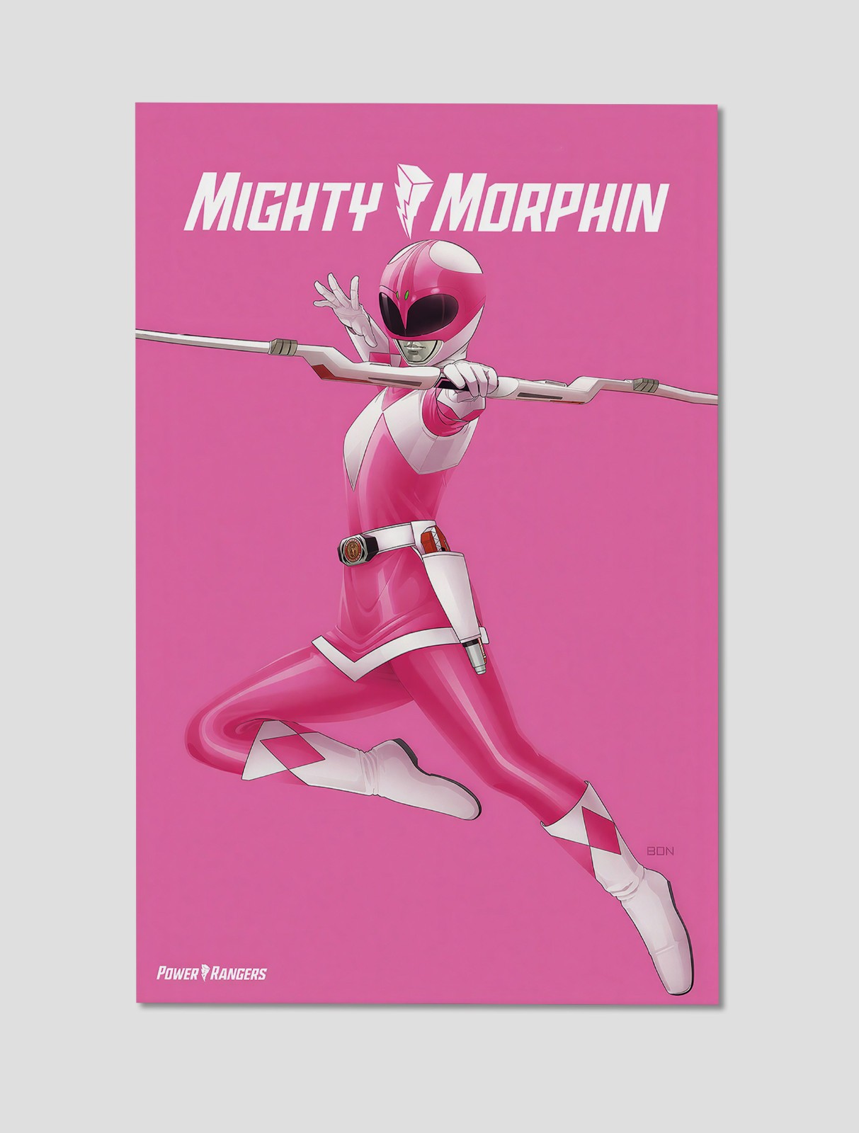 Pink Ranger Mighty Morphin #8 Premuim  Giclee Print Poster 11x17 Wall Art