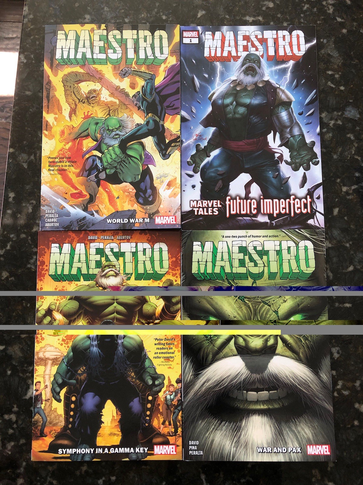 Maestro Vol 1-3 TPB Symphony, Pax, World War M & Marvel Tales Future Imperfect