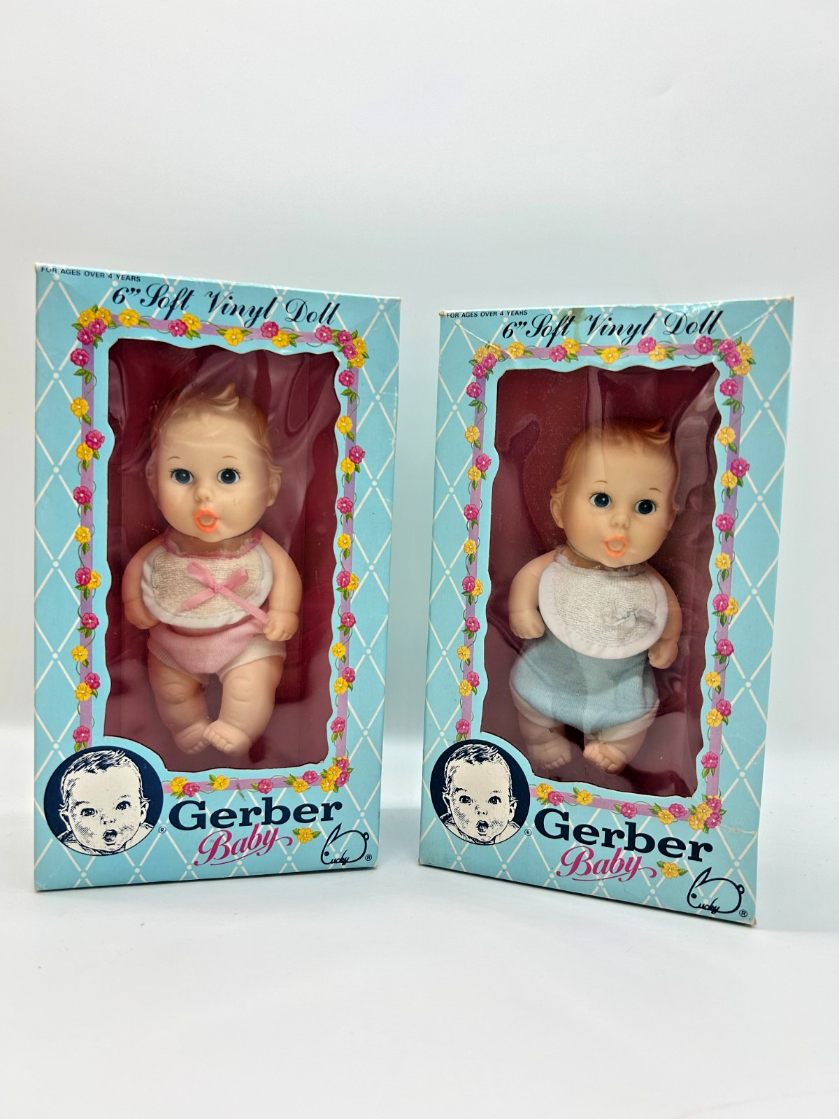 🔥🔥VINTAGE 1989 GERBER BABY 6* VINYL DOLLS IN BOXES LUCKY INDUSTRIAL🔥🔥 🔥🔥VINTAGE 1989 GERBER BABY 6* VINYL DOLLS IN BOXES LUCKY INDUSTRIAL🔥🔥