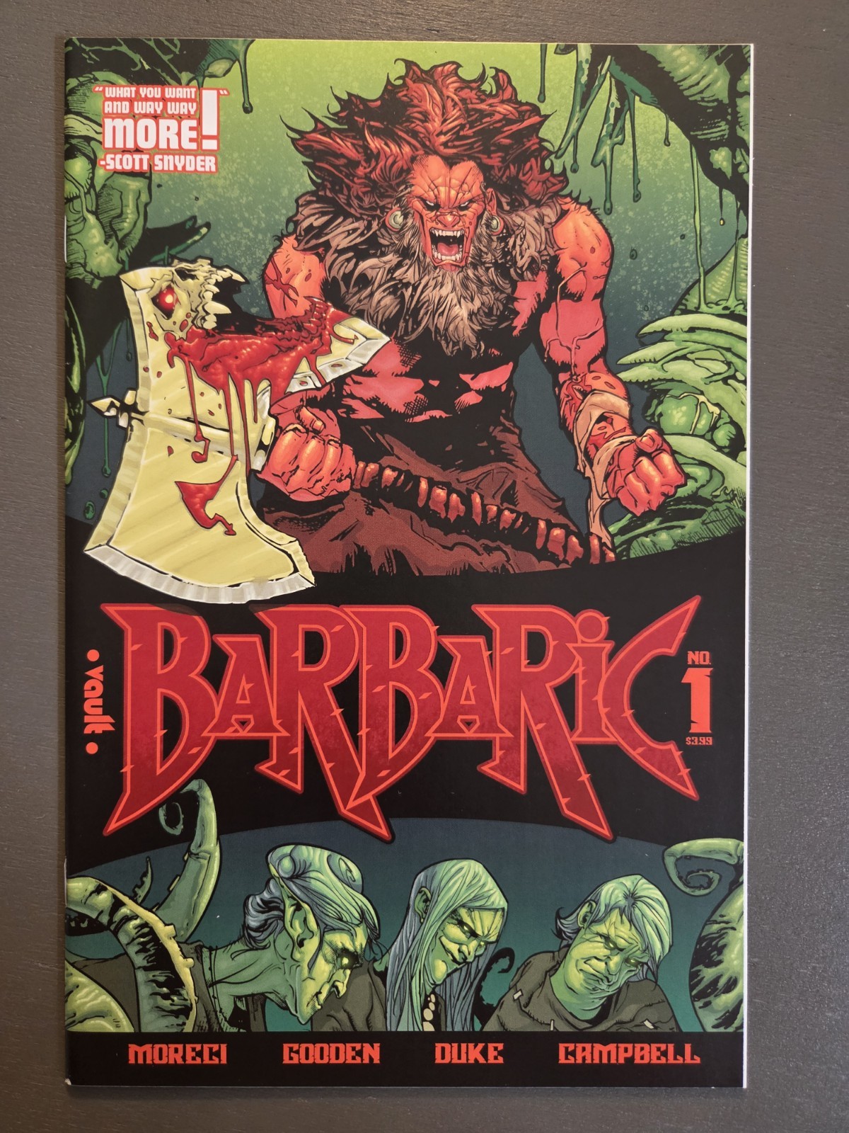 Barbaric #1 1st Printing A Cover 2021 Vault Comic Optioned Barbaric #1 1st Printing A Cover 2021 Vault Comic Optioned