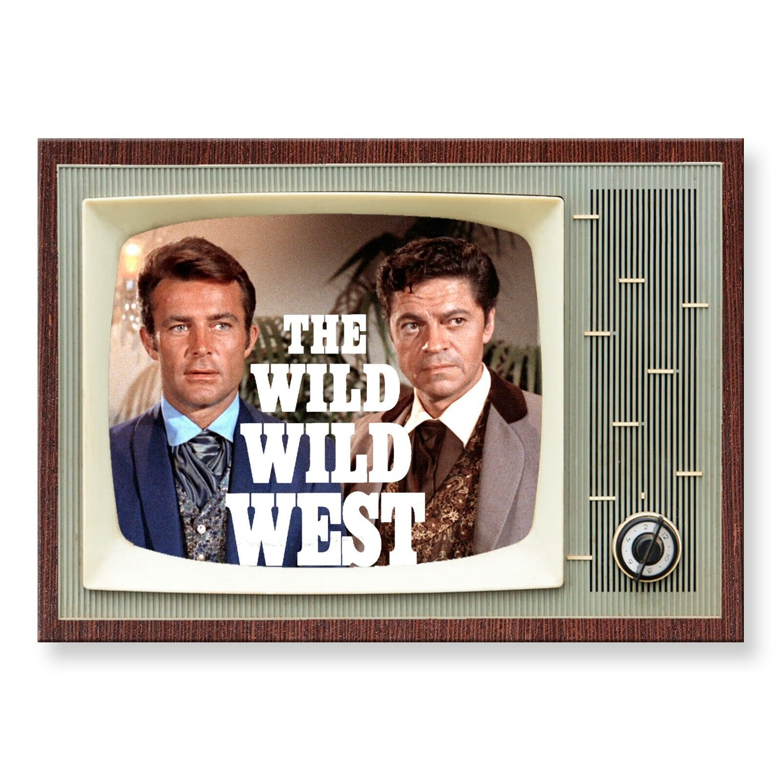 THE WILD WILD WEST TV Show Classic TV 3.5 inches x 2.5 inches FRIDGE MAGNET