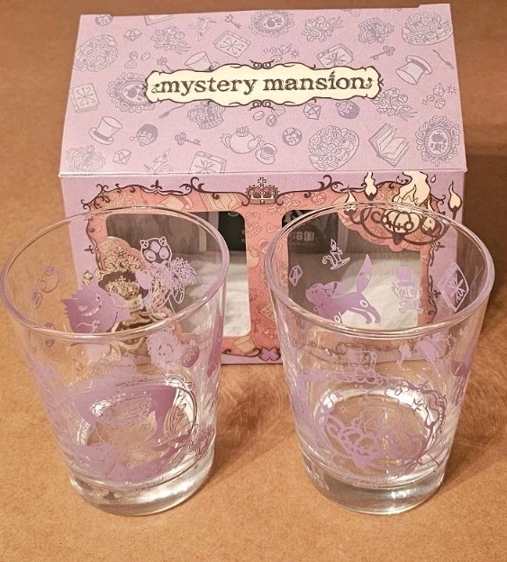 Clean 2015 Pokemon Center Limited Edition Glass Set Mystery Mansion -  UNUSED