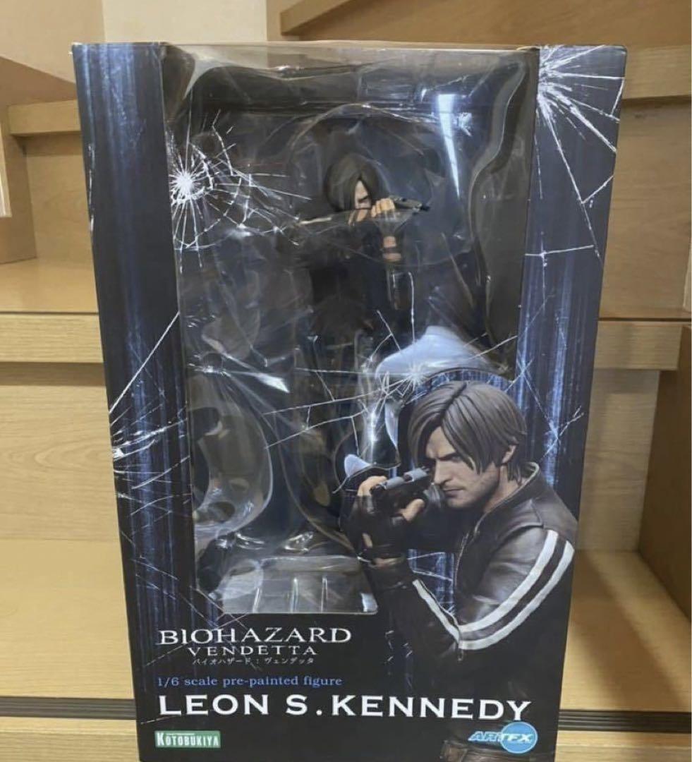 First Edition Kotobukiya Resident Evil Artfx Leon S Kennedy Re4 Japan Figure Fre
