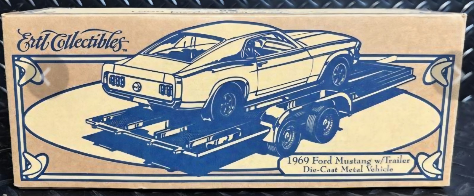 Ertl Collectibles K122 1969 Ford Mustang w/ Trailer Die-Cast Metal Vehicle - NIB Ertl Collectibles K122 1969 Ford Mustang w/ Trailer Die-Cast Metal Vehicle - NIB