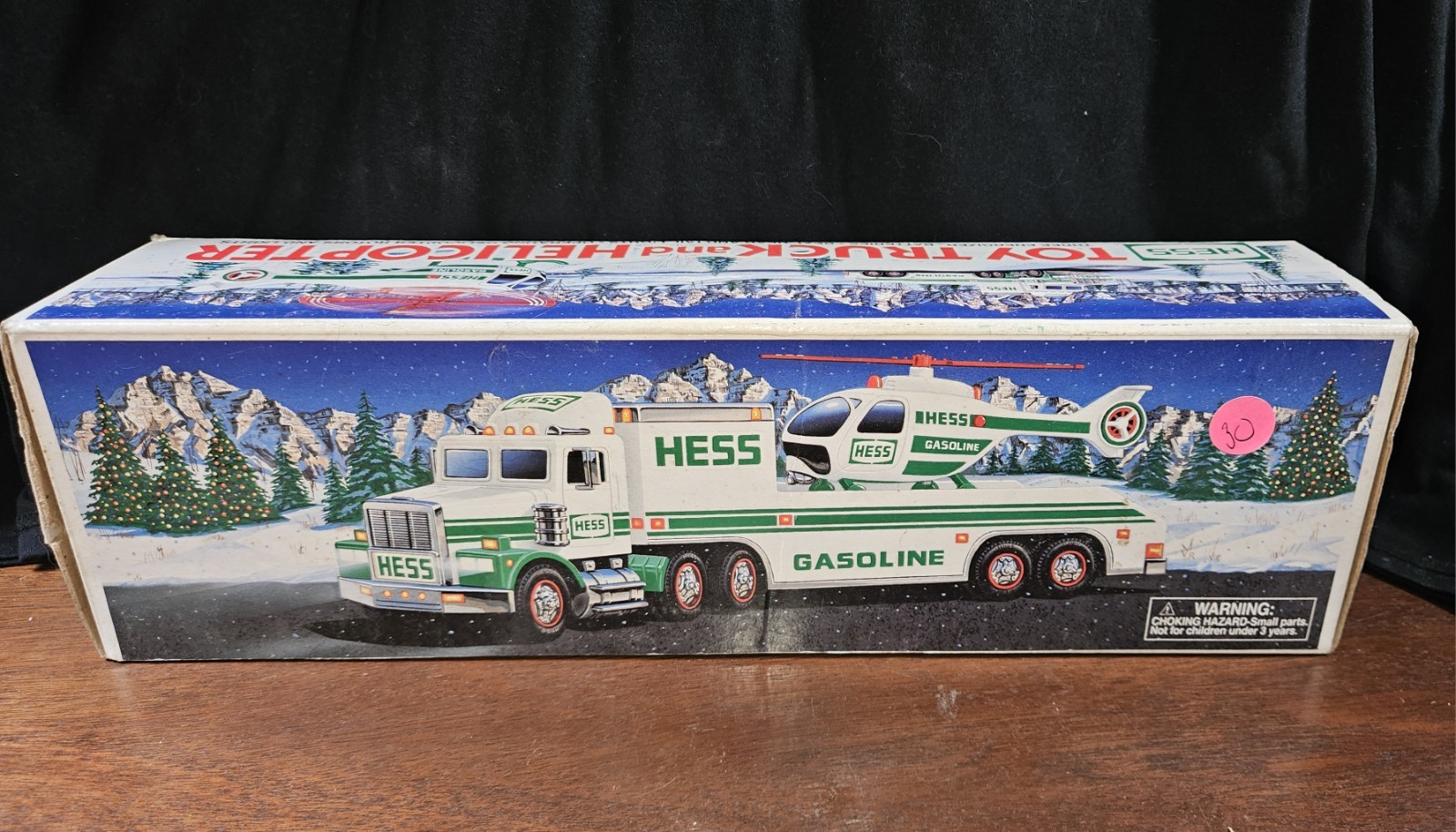 Vintage 1995 Hess Toy Truck and Helicopter  🚨 New In Original Box
