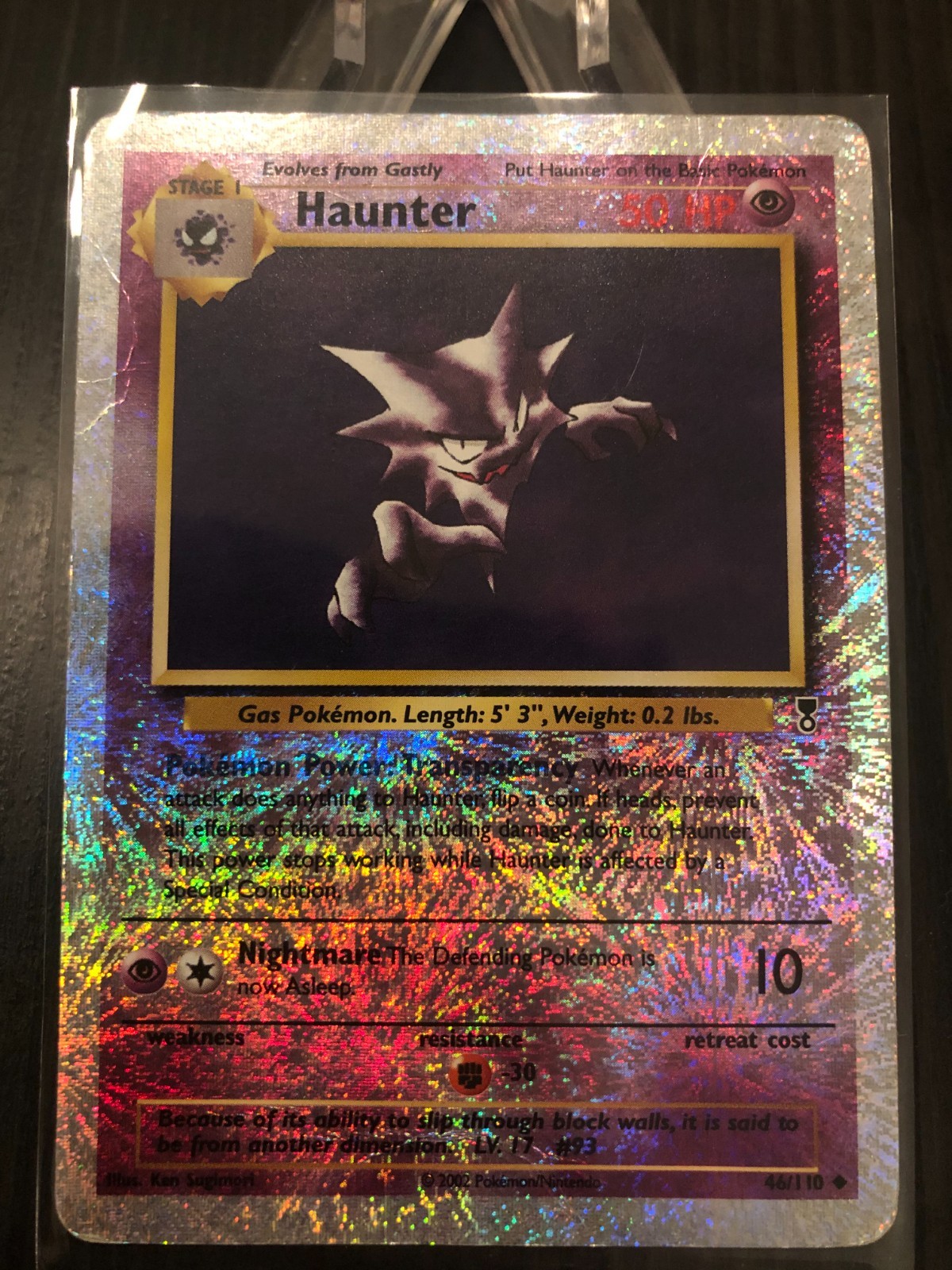 Haunter Legendary Collection Reverse Holo 46/110 Pokemon 2002 (English) HP