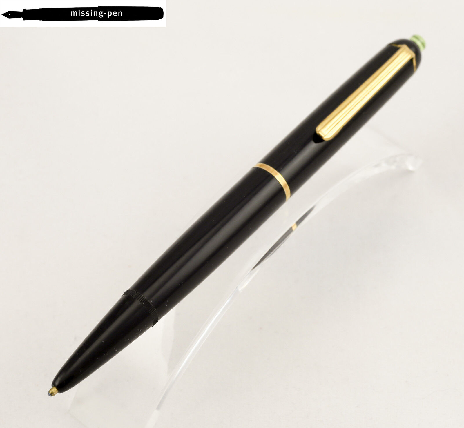Vintage Artus Ballpoint Pen 130 a D.B. Patent in Black-Gold 