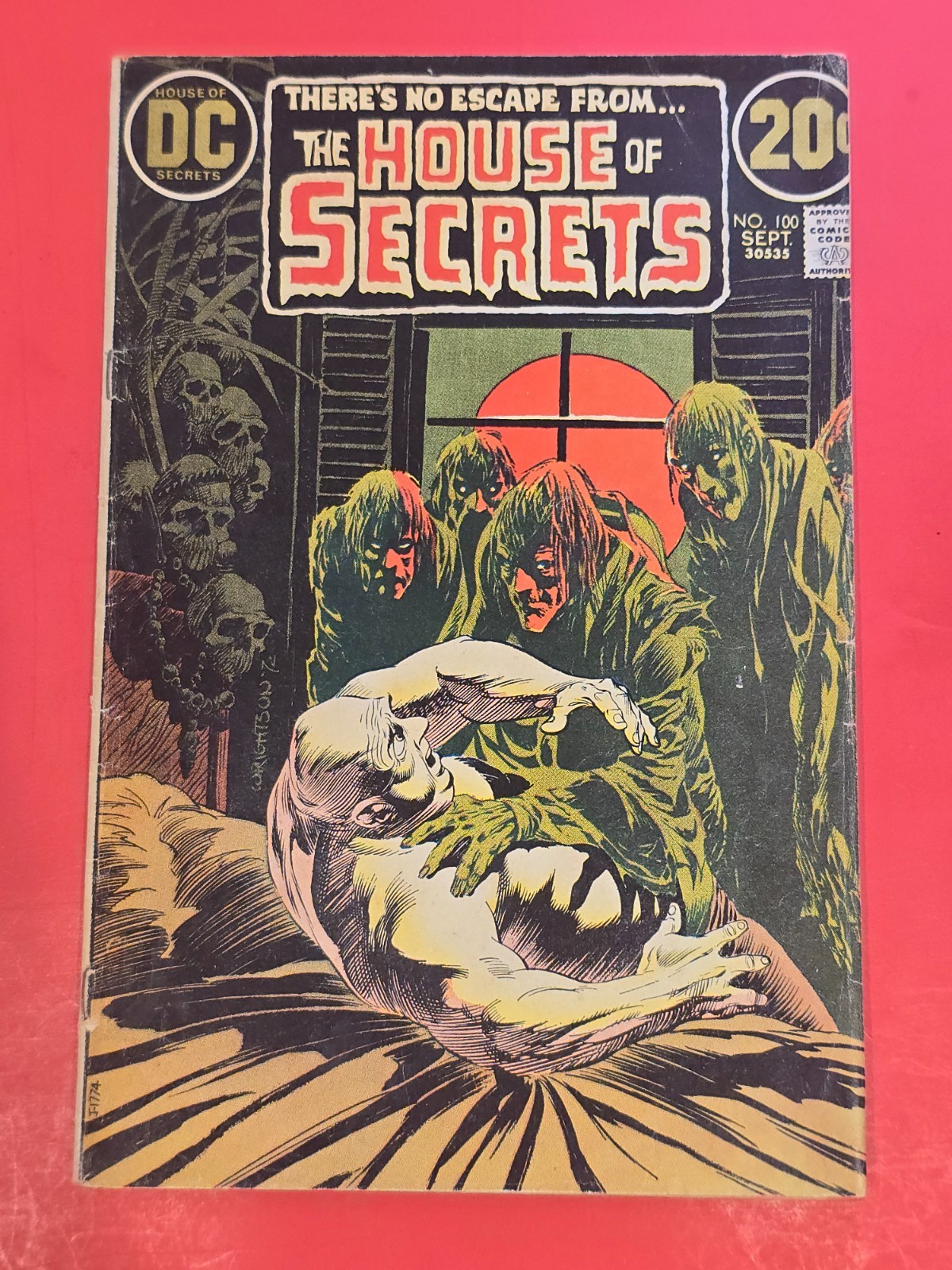 House of Secrets #100 1972 DC Comics Bernie Wrightson Cover Bronze Age Horror