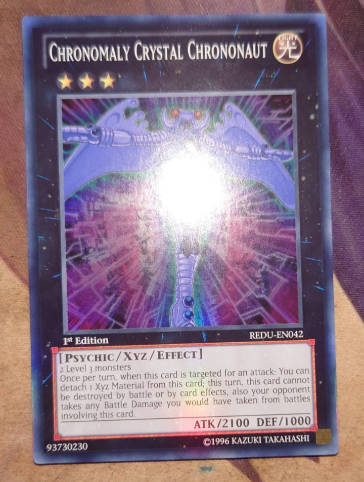 Chronomaly Crystal Chrononaut - REDU-EN042 - 1st Edition - Super - Yugioh