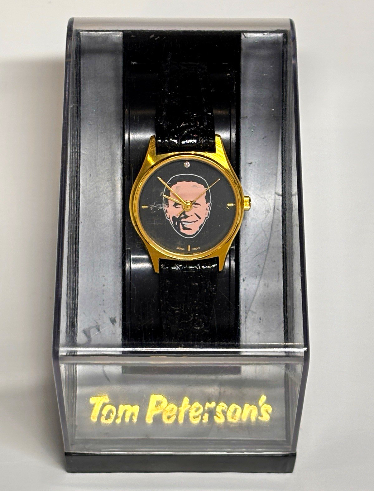 Vintage Tom Peterson Promotional Wristwatch – NOS with Original Display Case