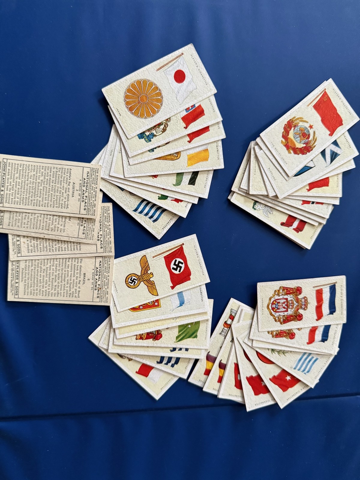 1936 John Player and Sons National Flags and Arms Complete Your Set You Pick