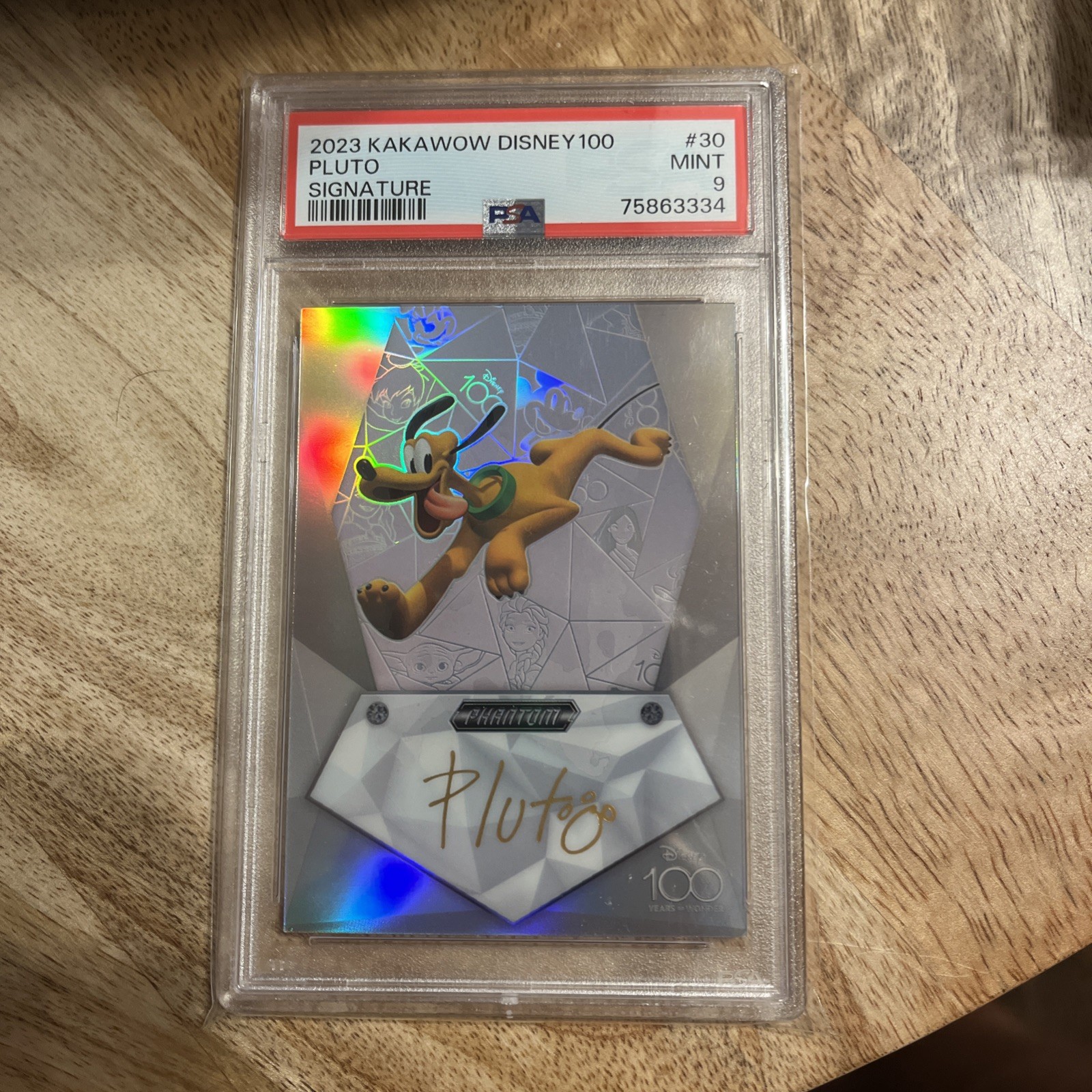 2023 Kakawow Disney 100 Pluto Signature /100 PSA 9 MINT 2023 Kakawow Disney 100 Pluto Signature /100 PSA 9 MINT