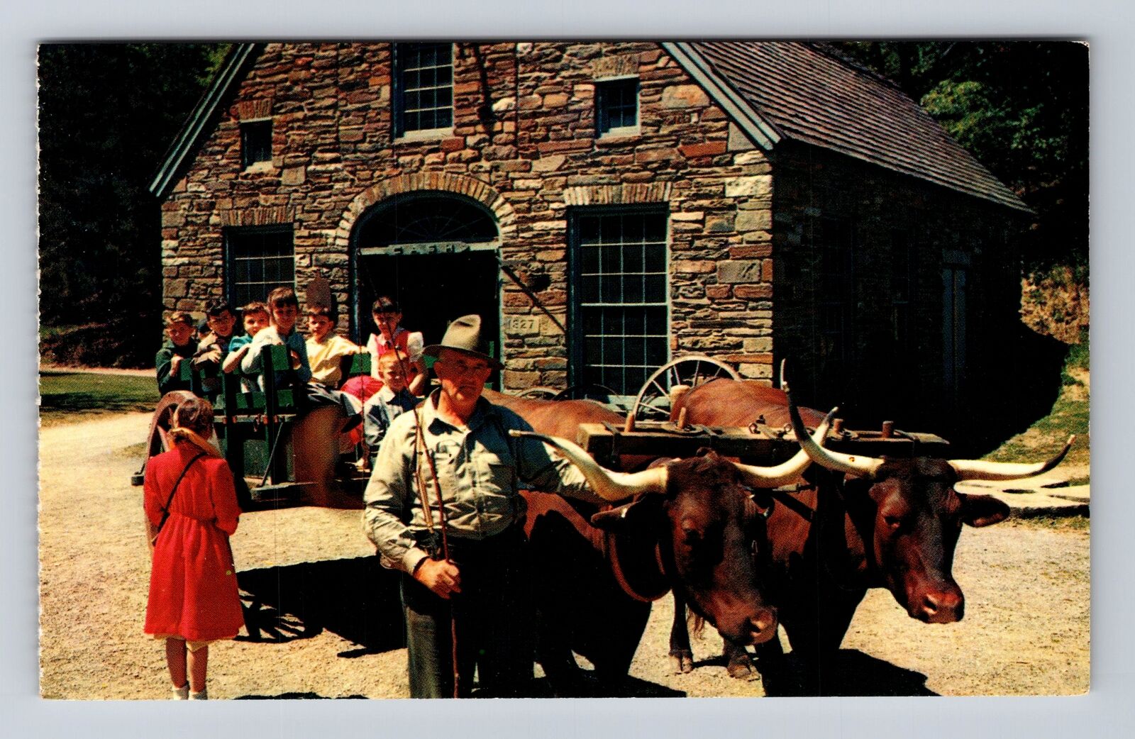 Cooperstown NY-New York, Blacksmith Shop, Farmers' Museum, Vintage Postcard