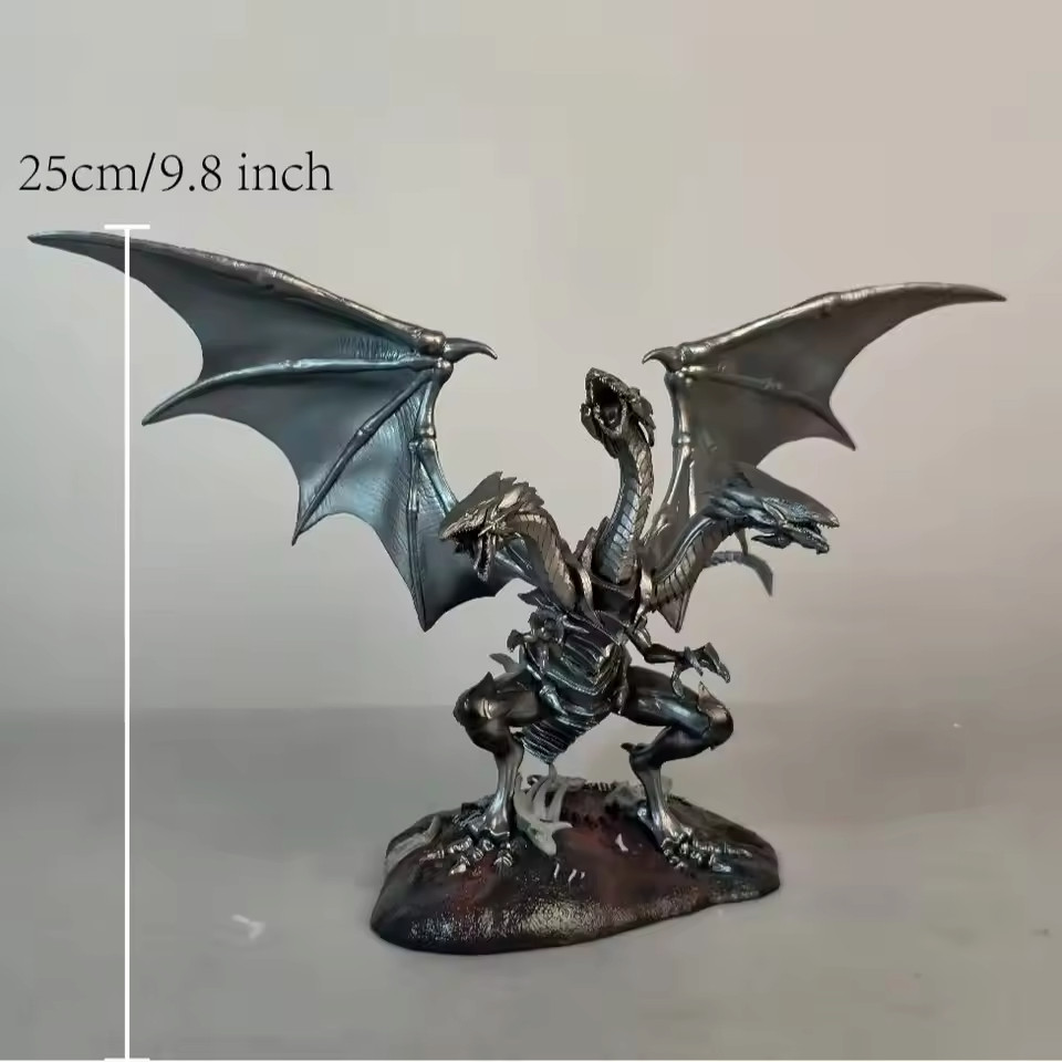 25cm 9.8 inch Anime Blue-Eyes Ultimate Dragon Figures Pvc Statue Desktop