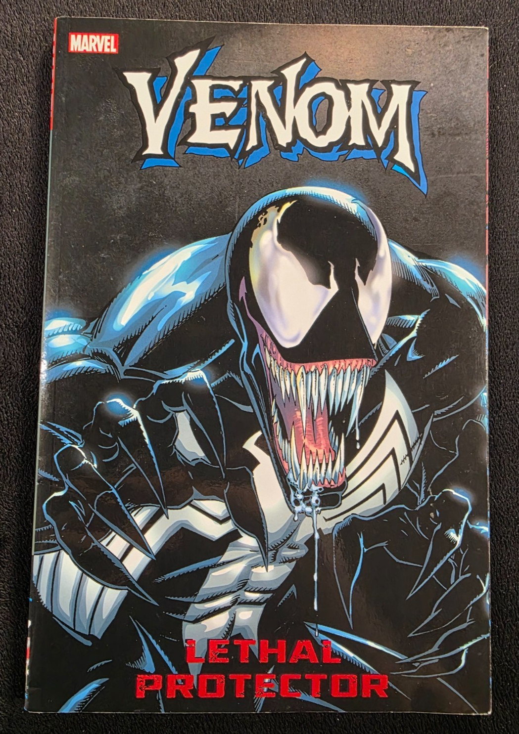 VENOM LETHAL PROTECTOR 1 RARE BLACK TPB Trade Paperback Spider-man Carnage