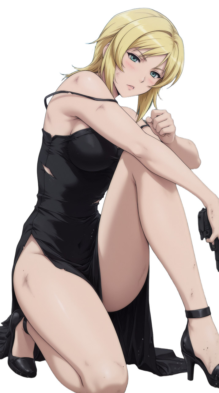 Aya Brea Fighting Pose Vinyl Car Decal Sticker 7
