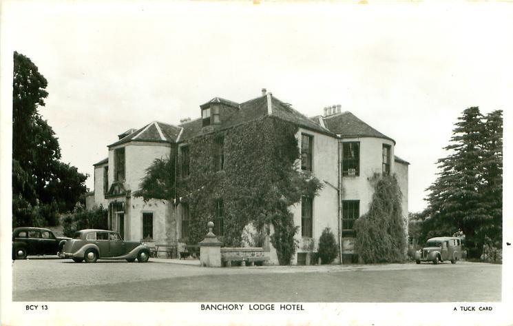 Banchory Scotland Banchory Lodge Hotel OLD PHOTO