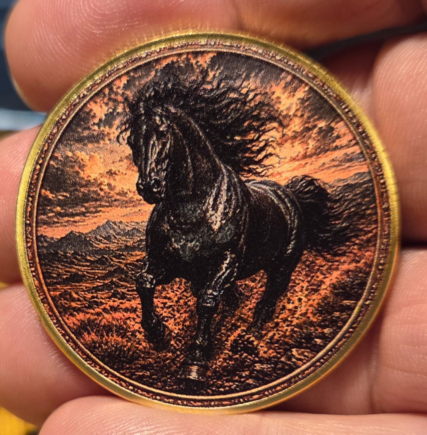 SPIRITUAL/AMERICANA CHALLENGE COIN \