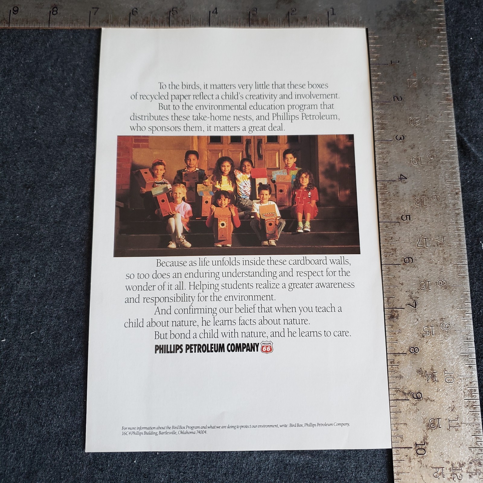 Vintage 1993 Phillips Petroleum Company Advertisement 1990s Print Ad