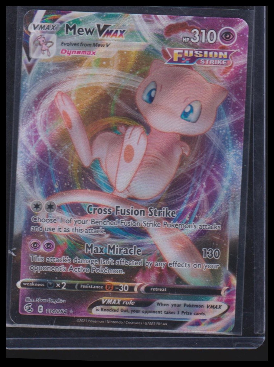 SWSH08: Fusion Strike #114/264 Mew VMAX