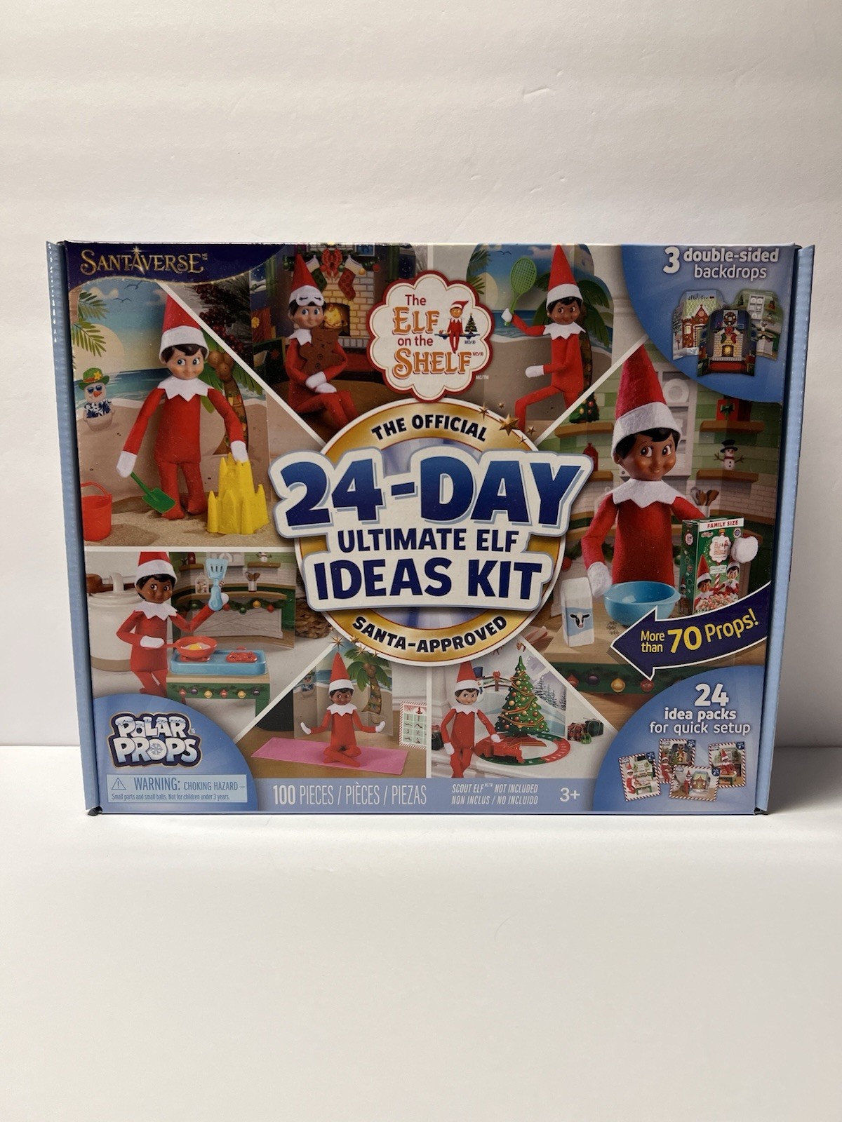 Elf On The Shelf 24-Day Ultimate Elf Ideas Kit Kids Holiday 70+ Props Gift NEW Elf On The Shelf 24-Day Ultimate Elf Ideas Kit Kids Holiday 70+ Props Gift NEW