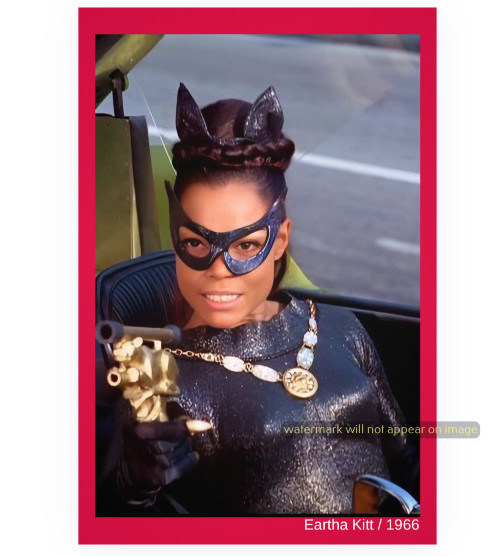 POSTCARD Print / Batman / Catwoman, Eartha Kitt, 1966