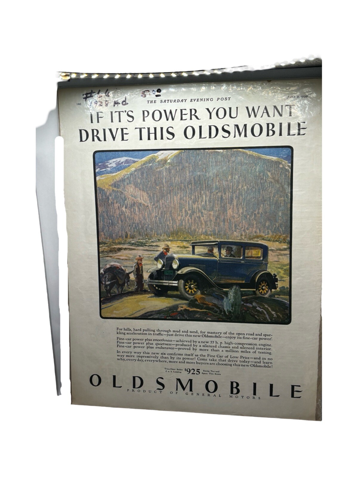 1928 Oldsmobile Design Build Sell Service Antique 1920s General Motors GM Car Ad