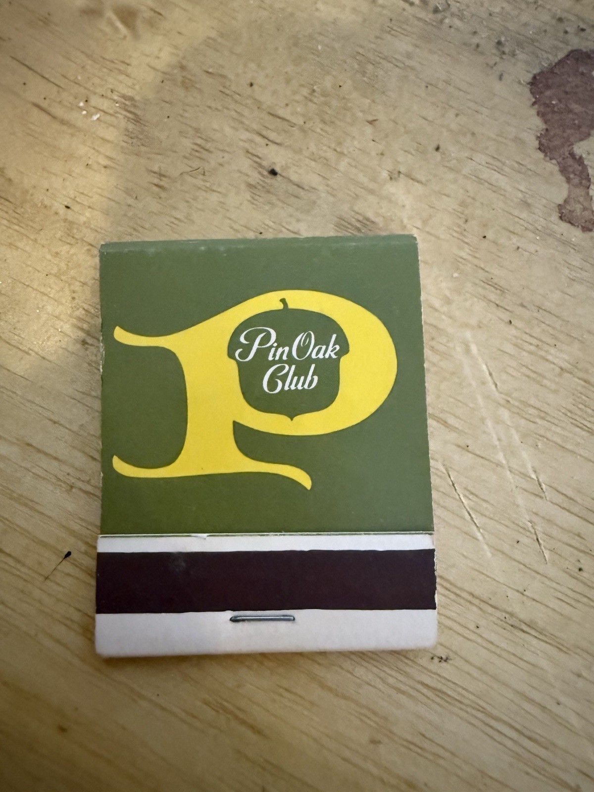 Pin Oak Club And Restaurant Matchbook