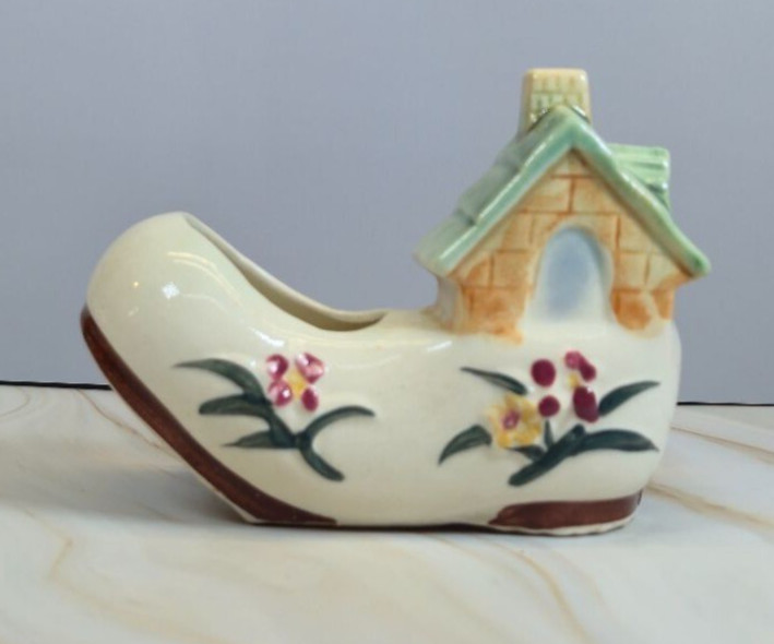 Antique Occupied Japan Old Lady who lived in the Shoe Planter Mini Pot succulent Antique Occupied Japan Old Lady who lived in the Shoe Planter Mini Pot succulent