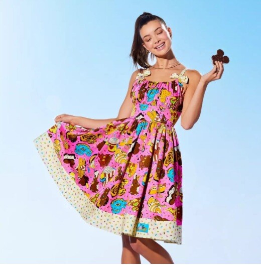Disney Eats Collection 2024 Snacks Pink Bow Dress All Sizes NWT CUTE