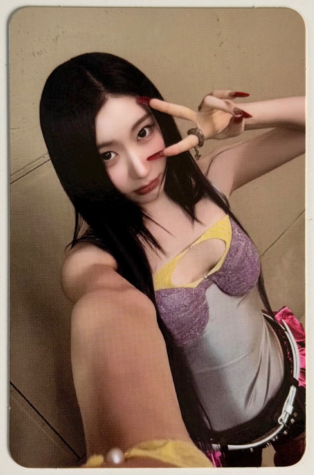 ITZY MOTTO Special Version Official POB Photocard CHAERYEONG