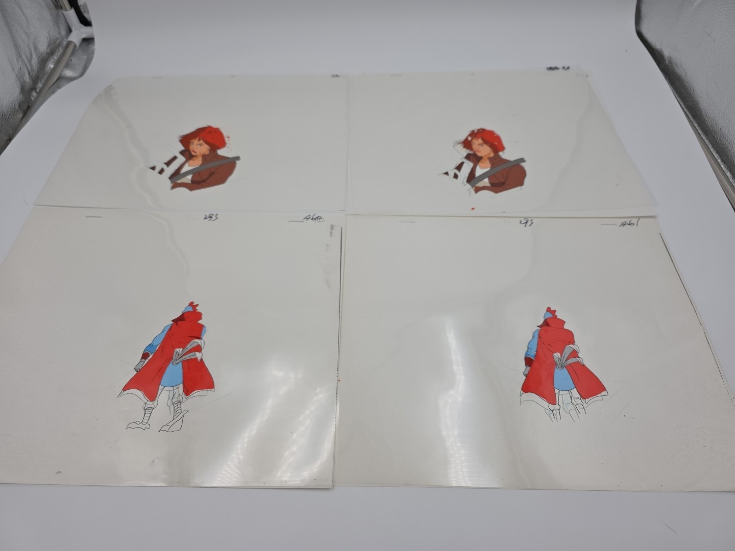 Zack & IVY  Carmen Sandiego Original Animation Cartoon Production Cel Lot Of 24