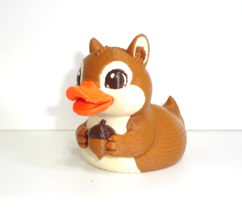 TrailQuackers Original 3d Printed Jeep Duck Squirrel & Nut Duckie Quality PETG
