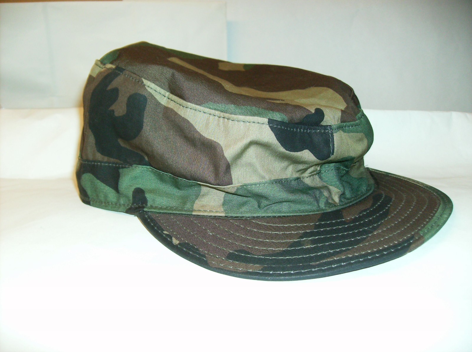 100% Original USGI Cap Camouflage Pattern Woodland Patrol Cap w/Ear Flaps 7 3/4 100% Original USGI Cap Camouflage Pattern Woodland Patrol Cap w/Ear Flaps 7 3/4