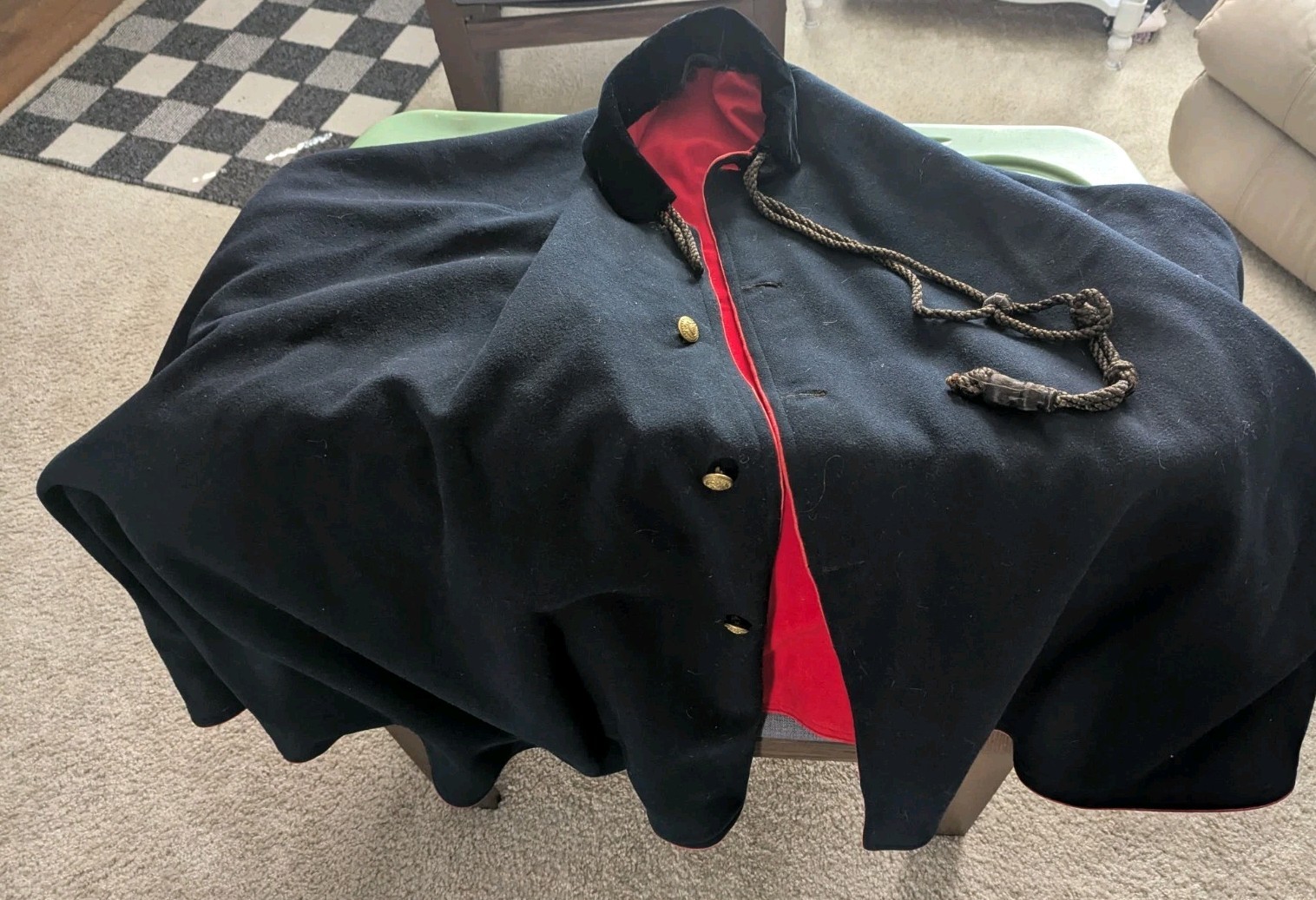 Original 19th Century Original Officers Cape G2U