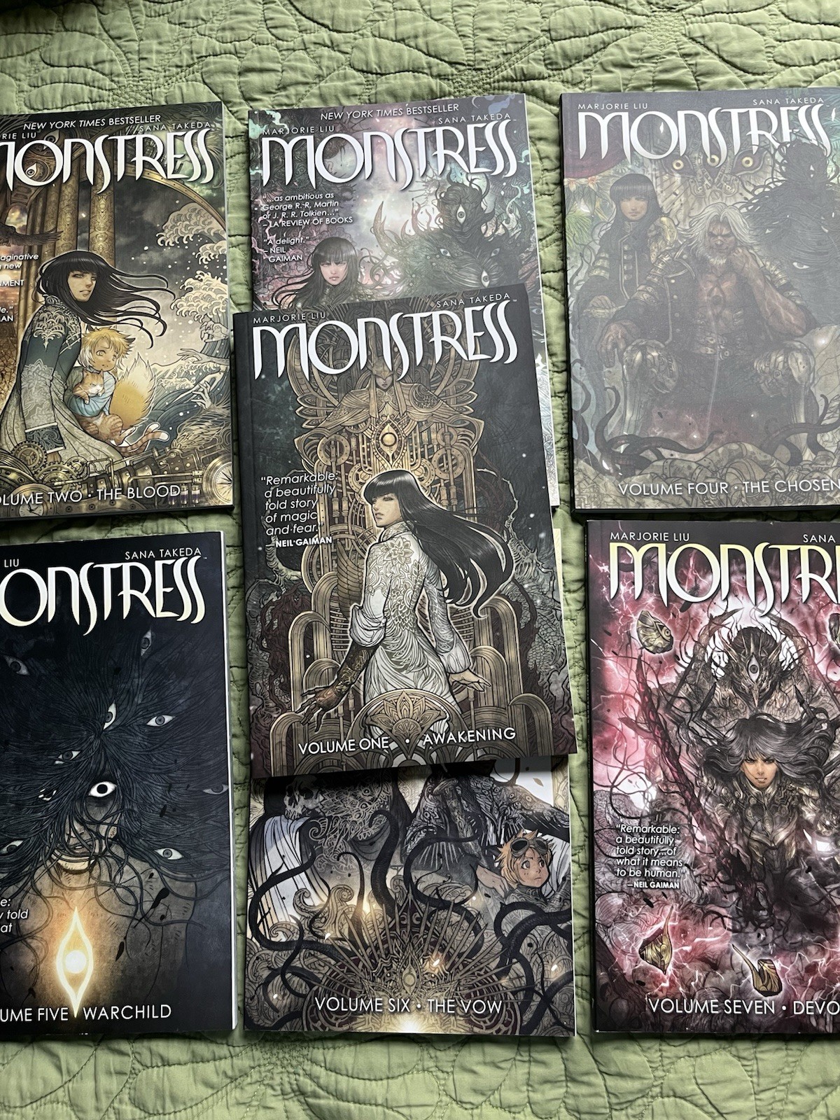 Monstress TPB Vol 1-7 Image Comics Lot Marjorie Liu Sana Takeda Graphic Novel