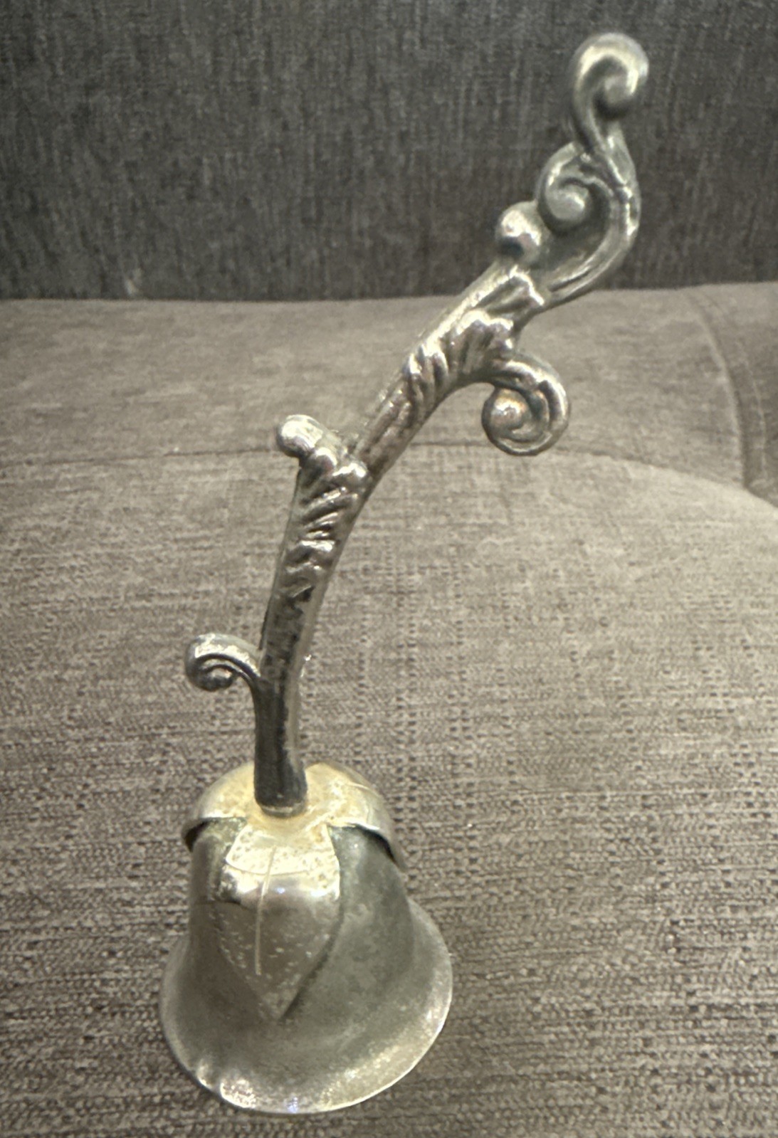 Vintage Silver Plated Table Bell - Tulip Shaped