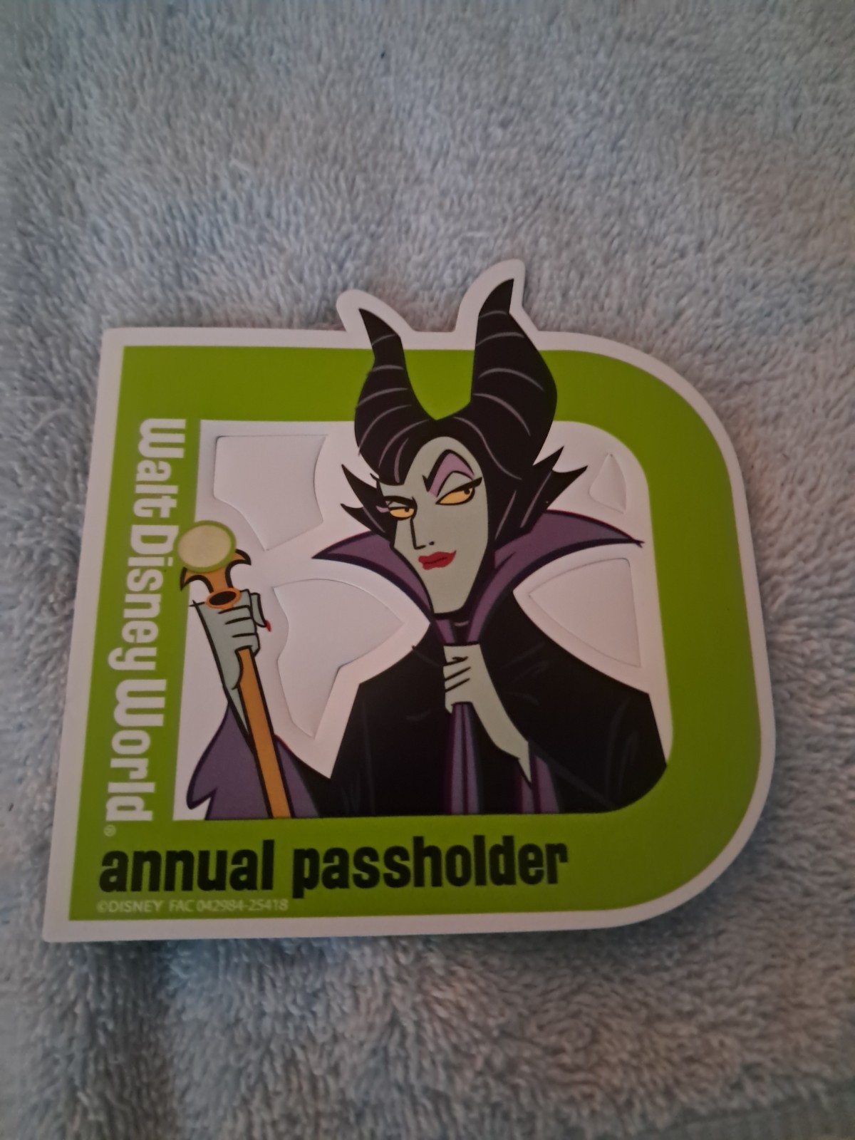 Walt Disney World Annual Passholder Maleficent Magnet 2025